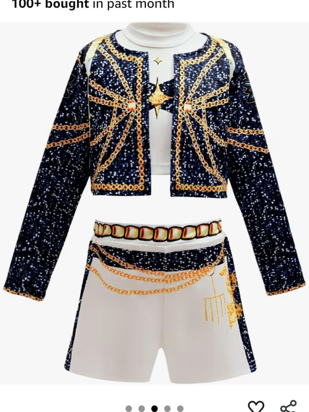K-Pop Demon Hunters Rumi Costume - Kids Size M (120-130cm) Brand New